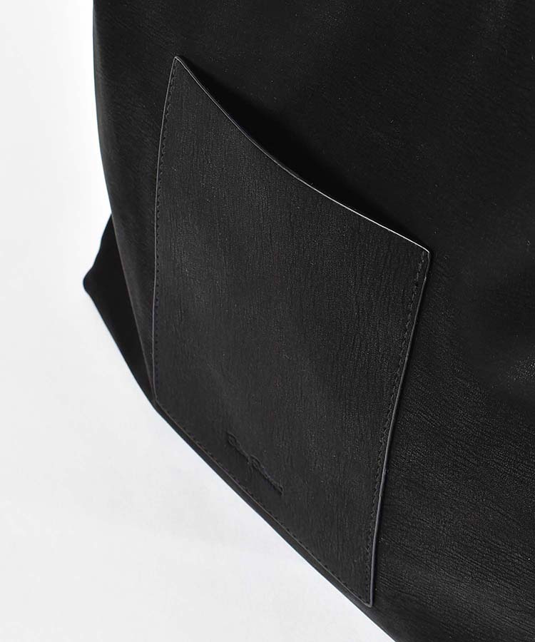 巾着フロントポケットトート