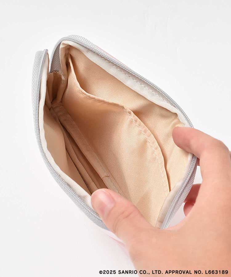 サンリオキャラクターズ エナメル風刺繍ポーチ