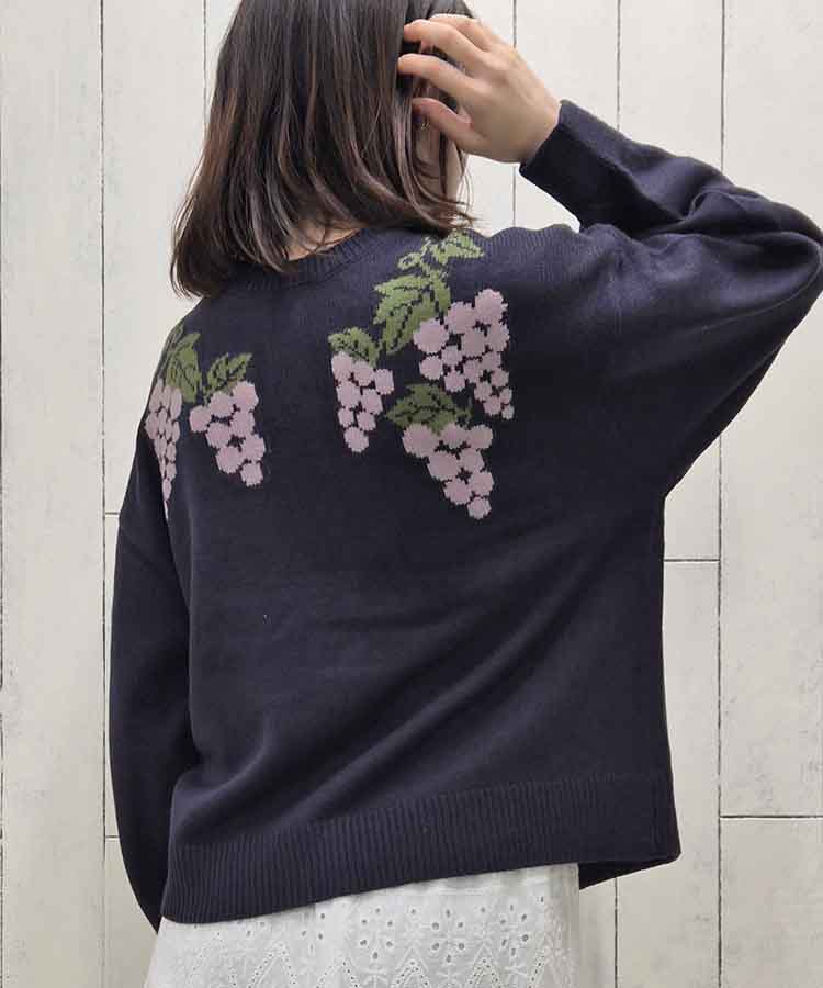 le petale グレープニットカーディガン