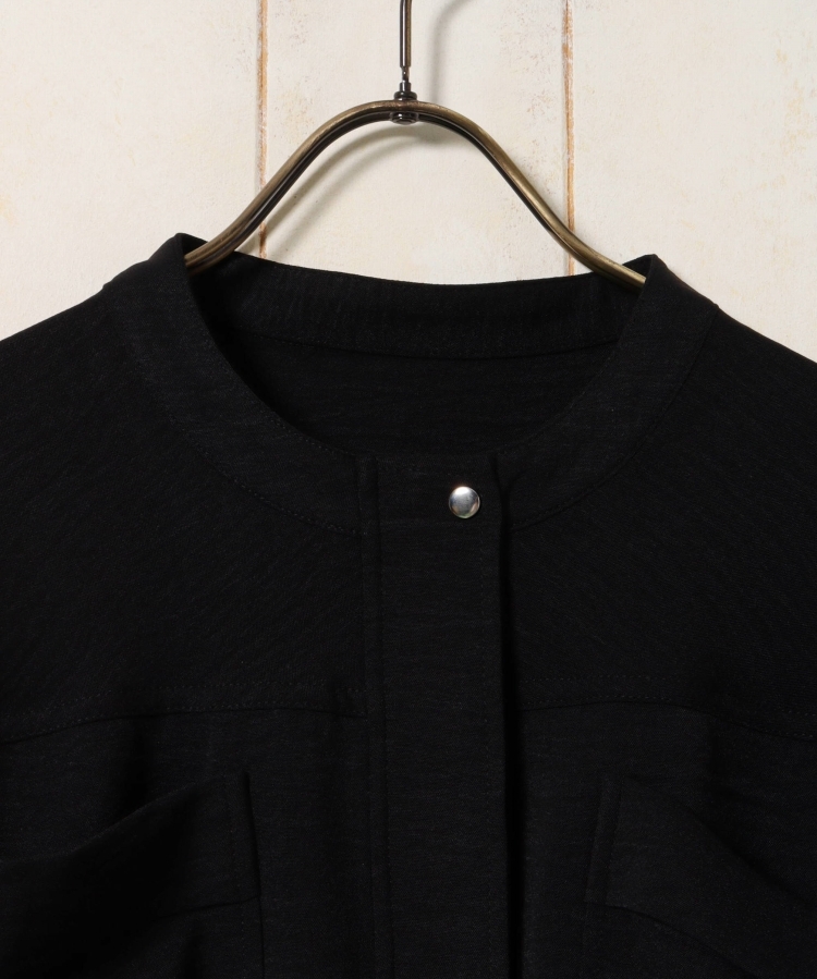 ≪SALE≫【WEB限定】麻ライクサファリジャケット