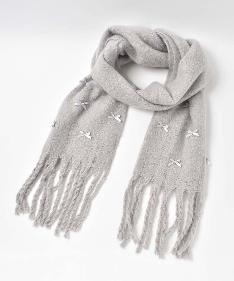 リボン付きストール