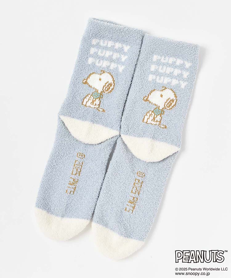 スヌーピーロゴルームソックス