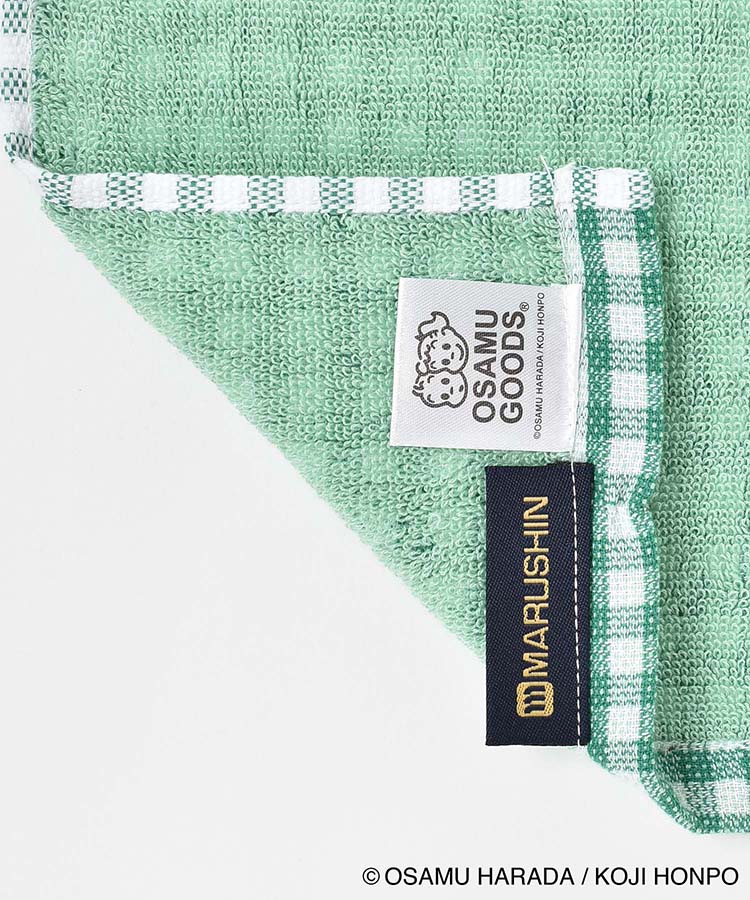 OSAMU GOODSアップリケ刺繍ミニタオル