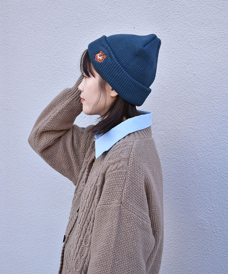 トラ刺繍ニット帽