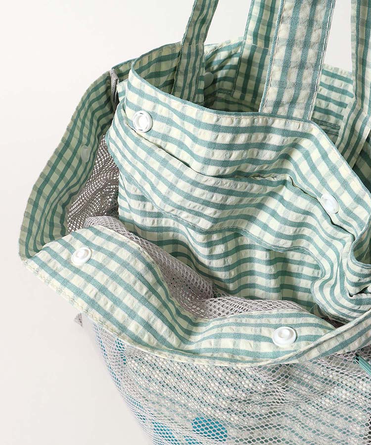 巾着3WAYメッシュトート