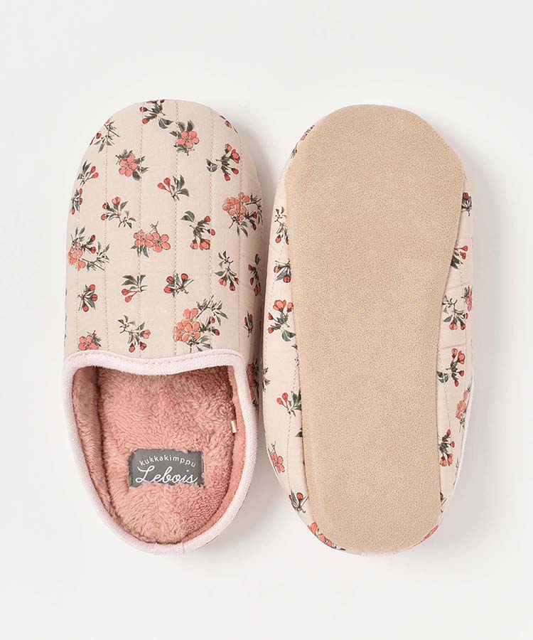 ルボア花柄スリッパ