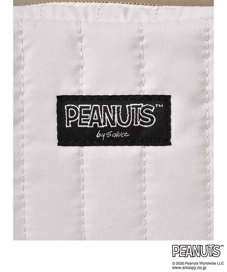 PEANUTS SNOOPYフェイスキルトポーチ