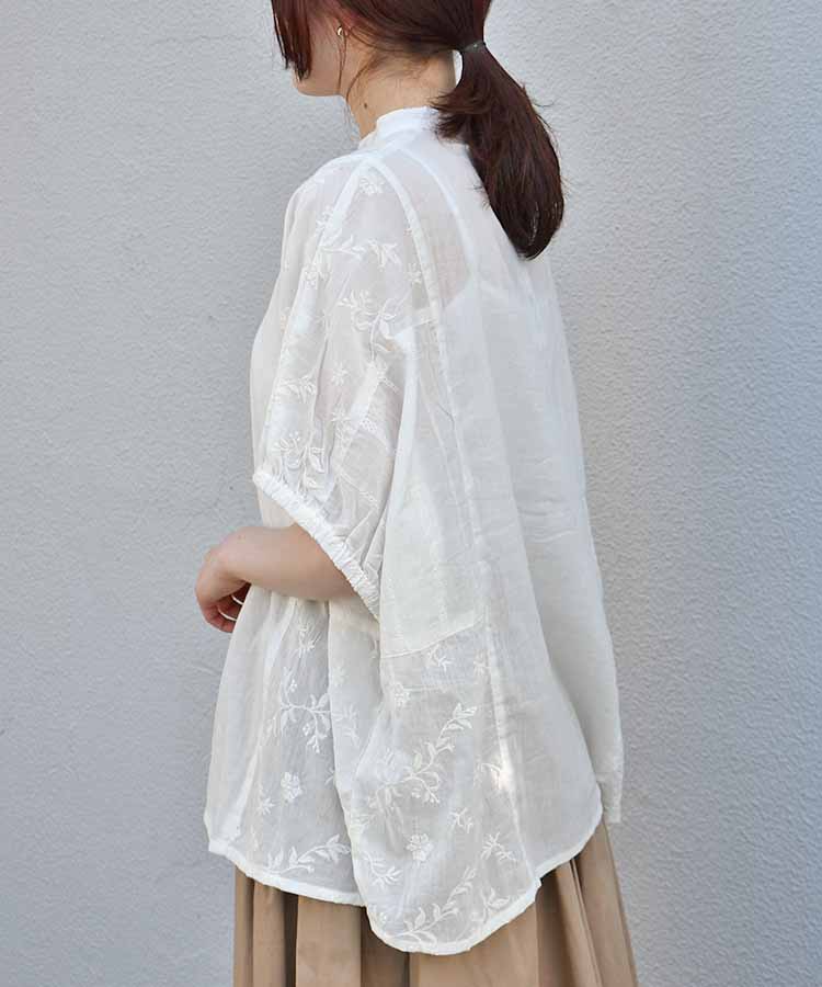 ≪SALE≫ピンタックドルマンブラウス