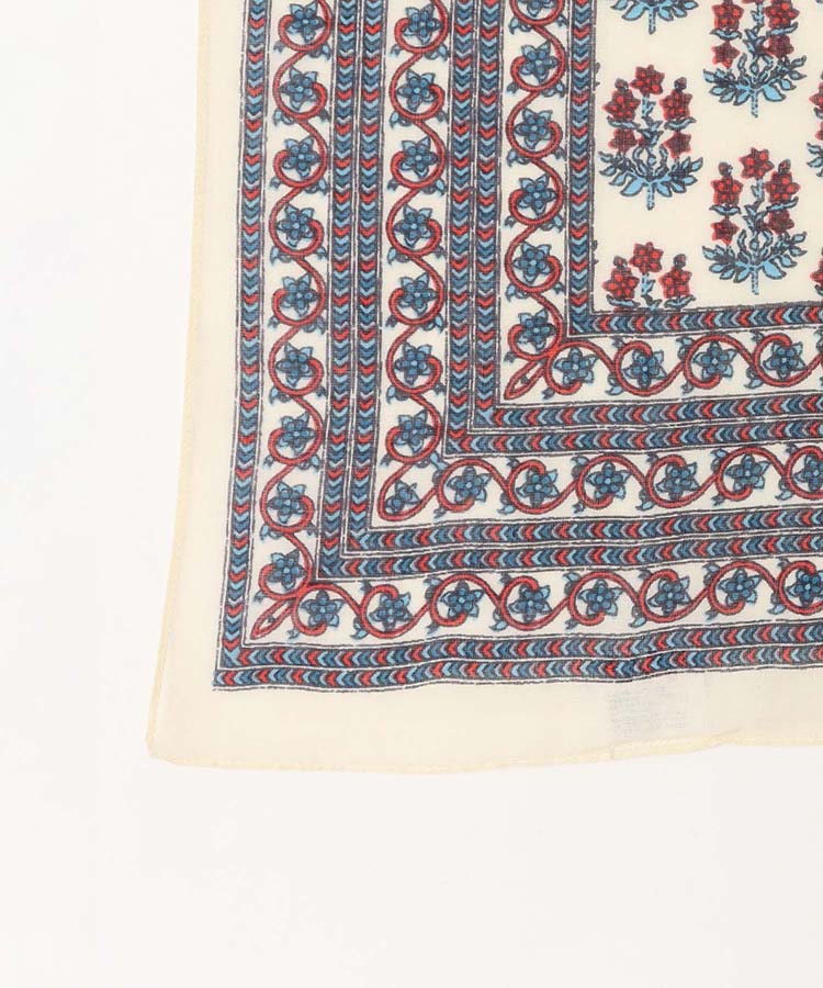 レトロフラワーオーバーサイズスカーフ