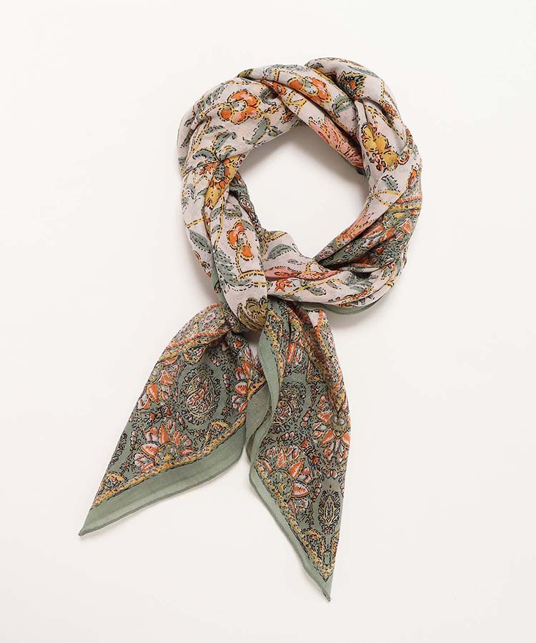 フラワーオーバーサイズスカーフ