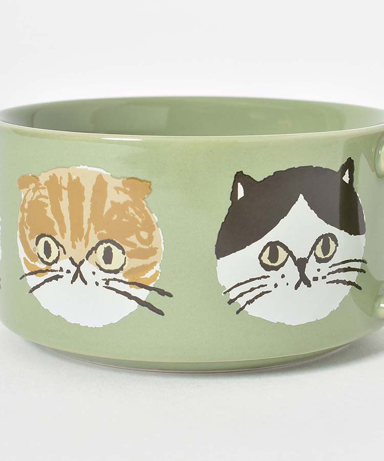 アイラブキャットスプーン付きスープマグ