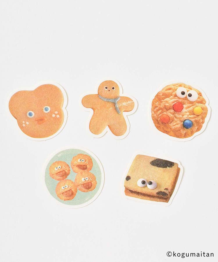 こぐまいたん和紙フレークシール