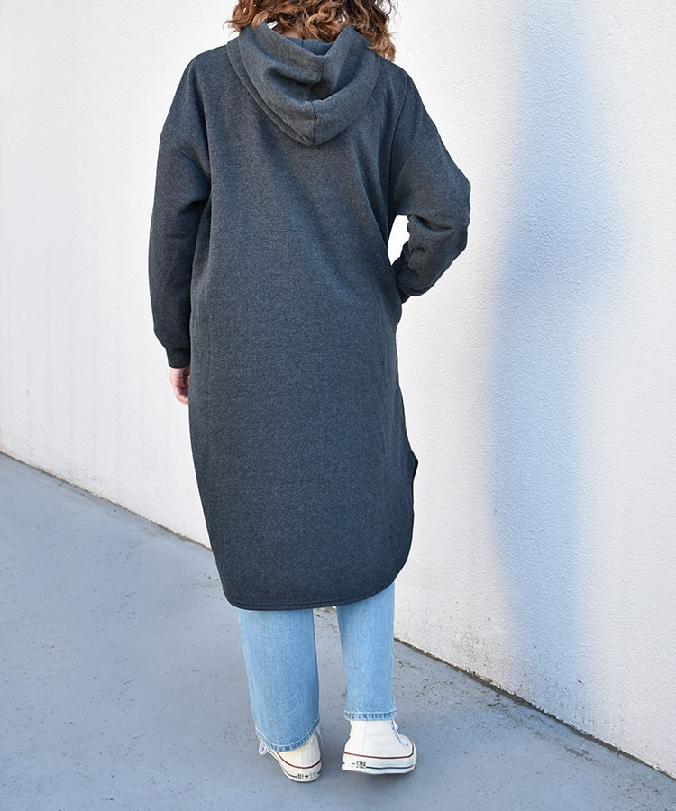 ≪SALE≫裏起毛フーディーワンピース