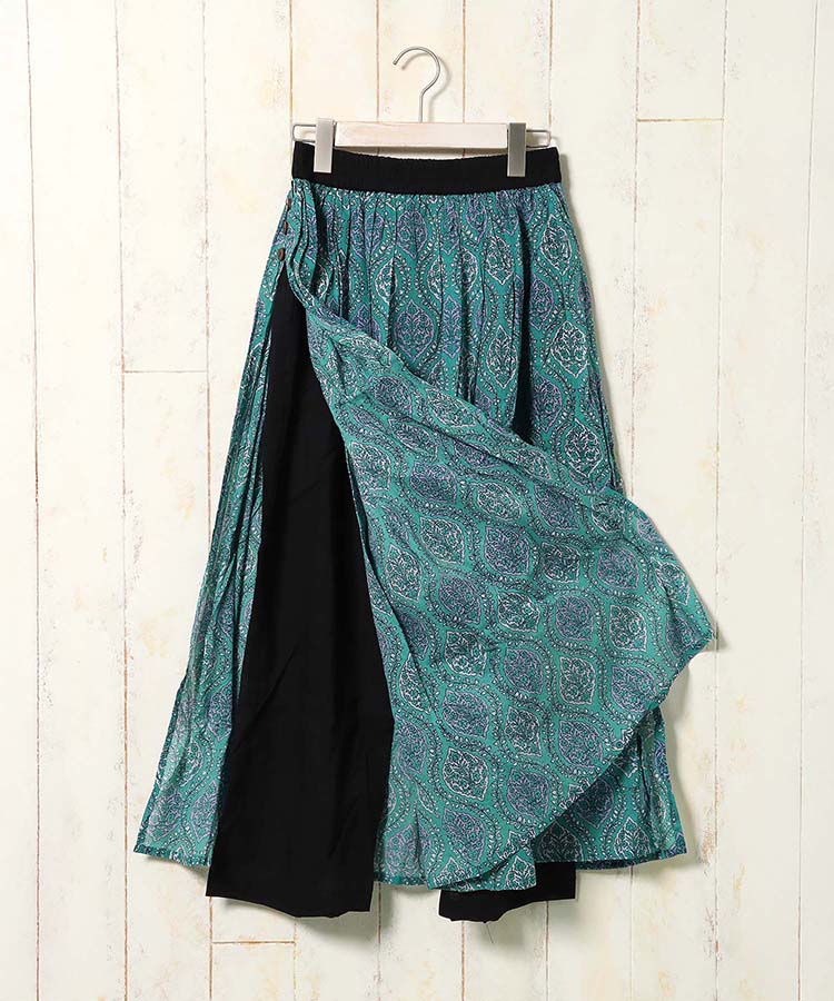 オリエンタル柄パンツスカート
