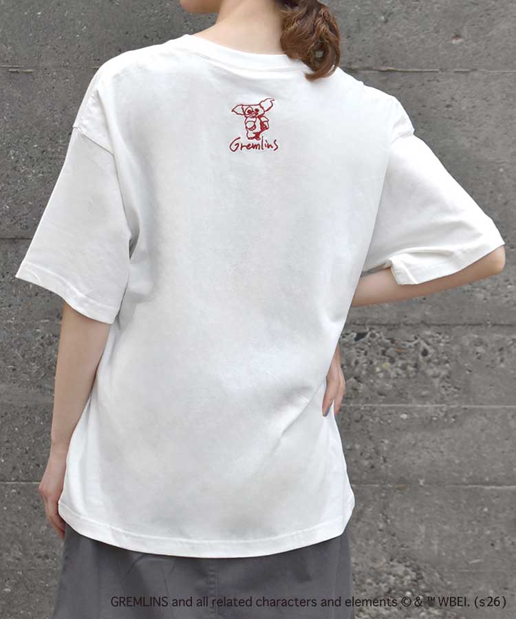 グレムリンフォト刺繍プリントTシャツ
