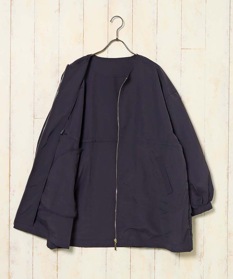 撥水加工ミドル丈コート