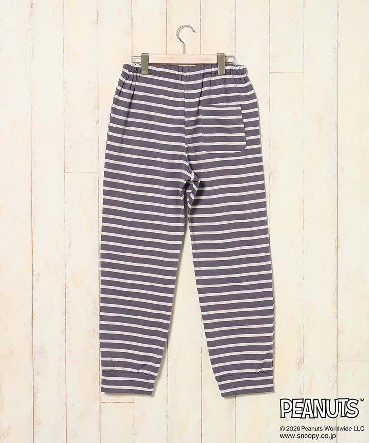 スヌーピーミニ裏毛ルームウェア上下セット