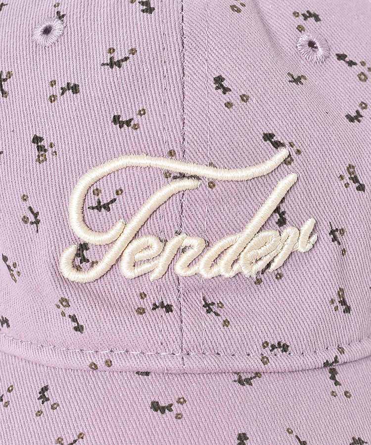 フラワー刺繍キャップ