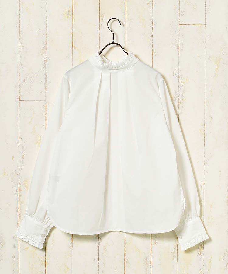プチフリルブラウス