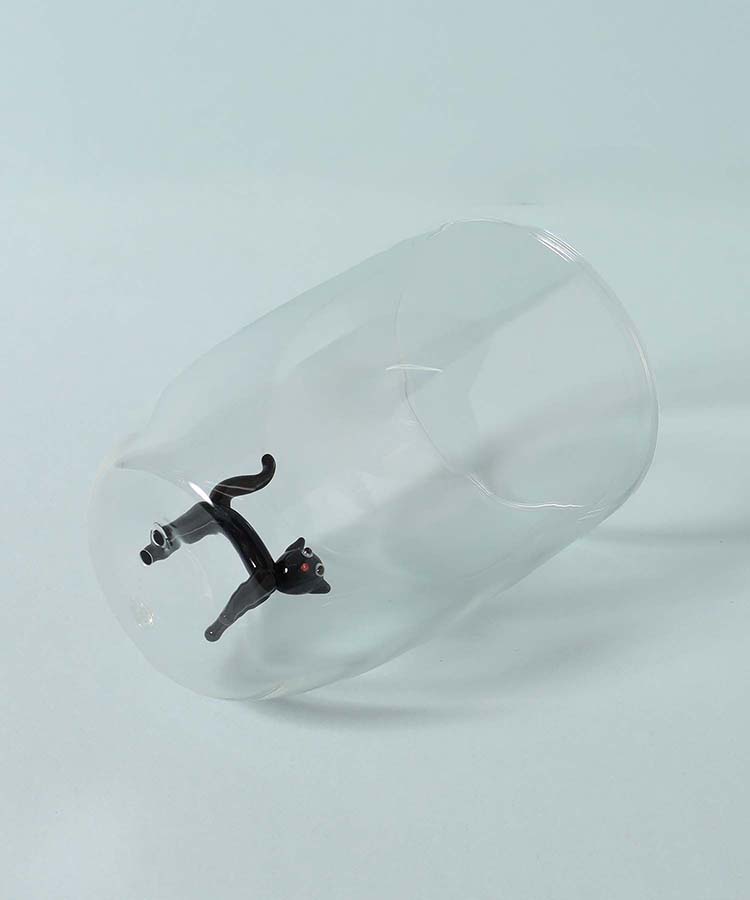 ガラスキャットダブルウォールグラス