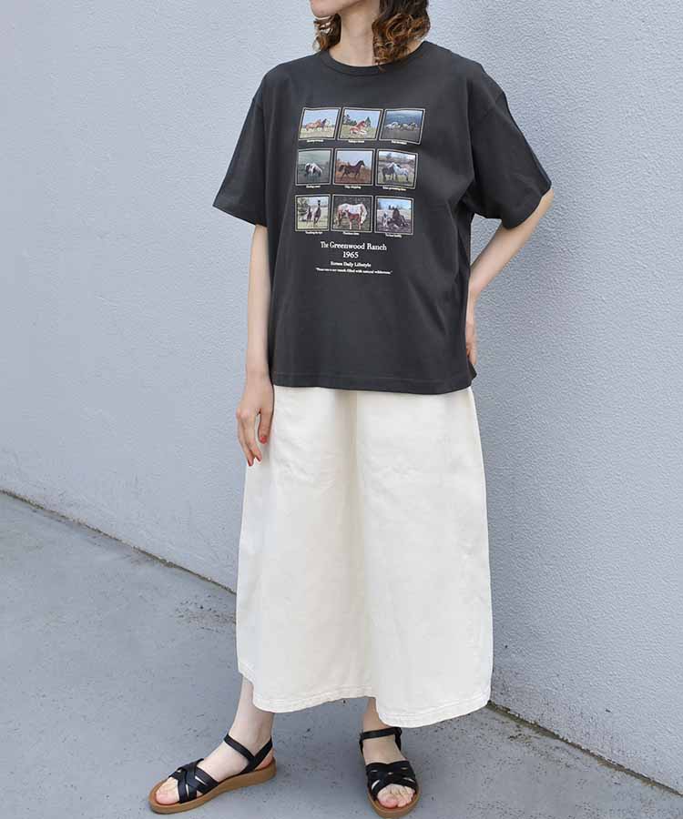HORSEフォトTシャツ