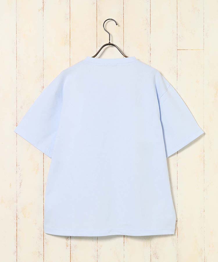 海の生き物ビーズ刺繍Tシャツ