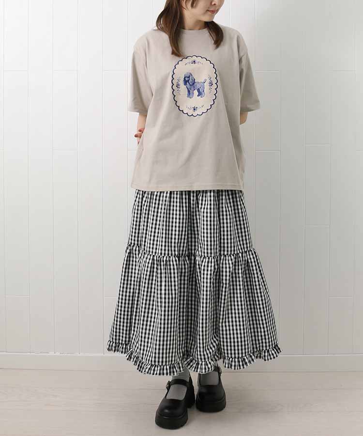 le petaleヴィンテージdogTシャツ