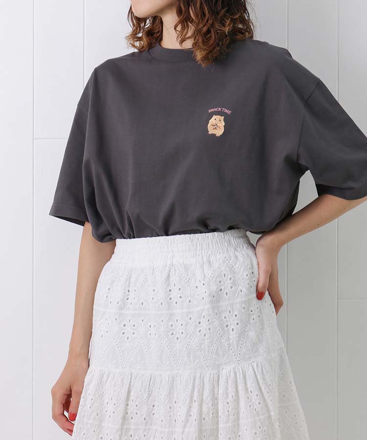 ≪SALE≫ハムスター刺繍Tシャツ