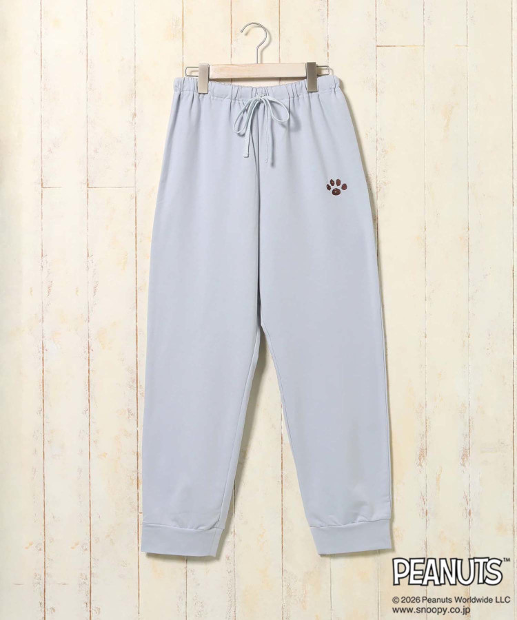 スヌーピー フォトミニ裏毛ルームウェア上下セット