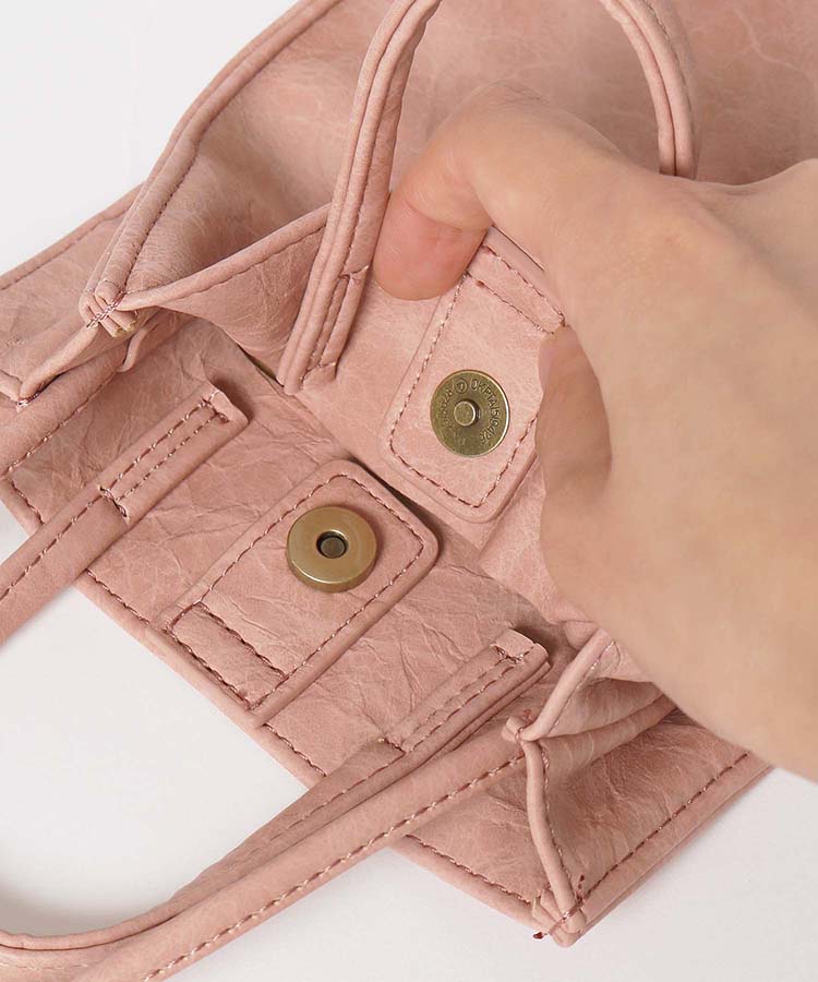 ペーパーフェイクレザーミニショルダー
