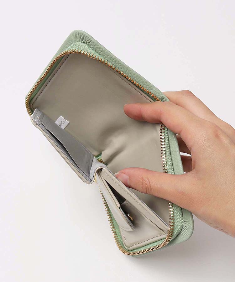 ≪SALE≫メロウグレインフェイクレザー2つ折り財布
