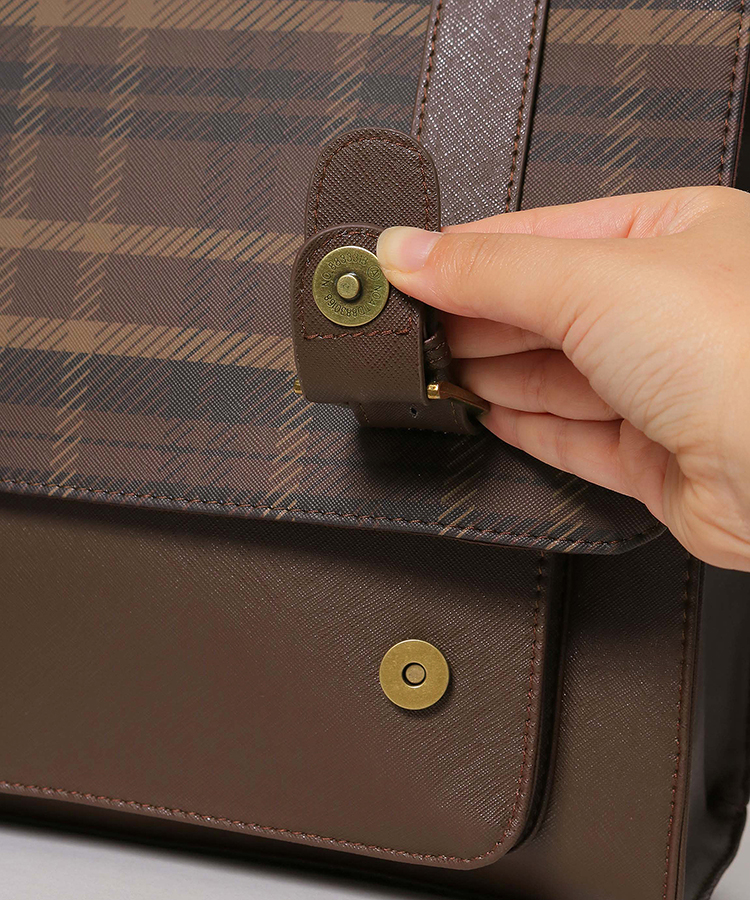 ≪SALE≫チェックサッチェルリュック