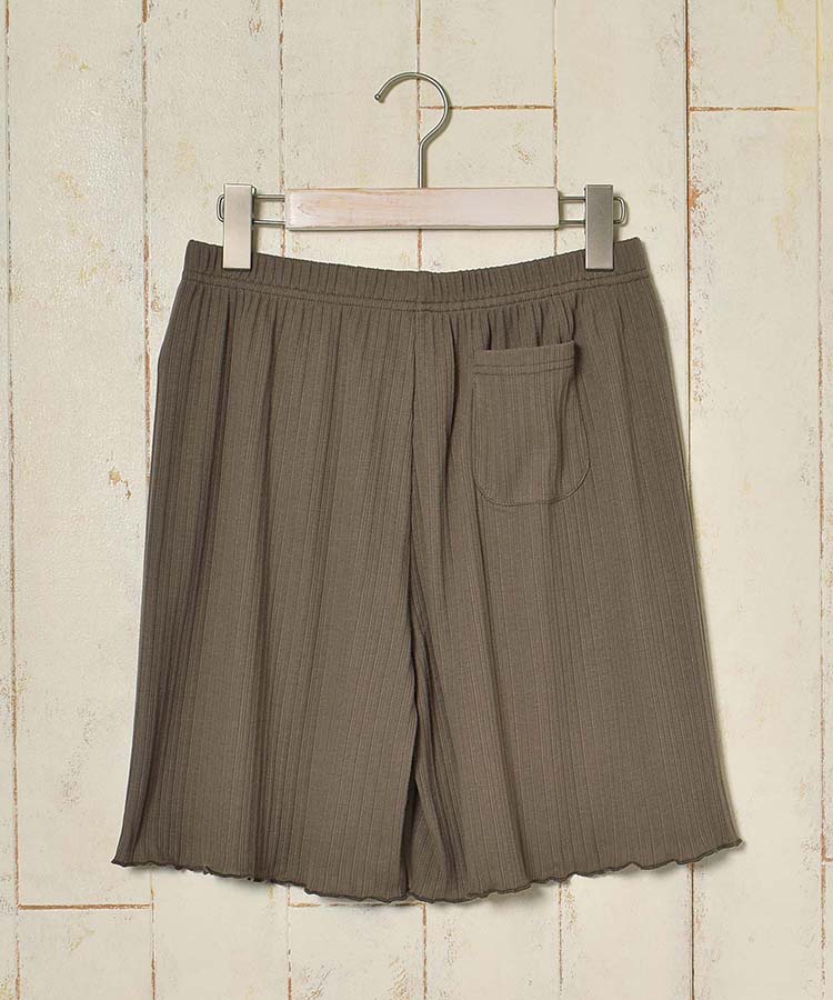 ≪SALE≫リブ生地Tシャツ×パンツ巾着付き