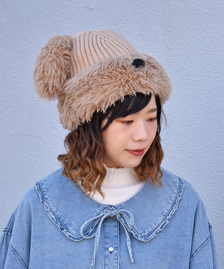 プードルニット帽 | Bleu Bleuet（ブルーブルーエ）公式通販