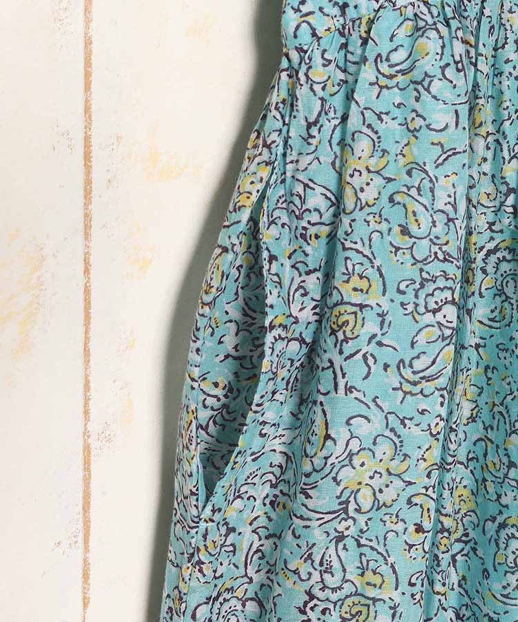 ≪SALE≫袖なし総柄ワンピース25NO6