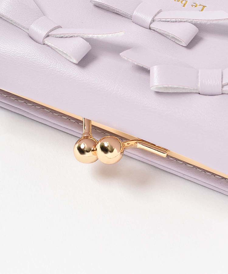 ミニリボンがま口財布