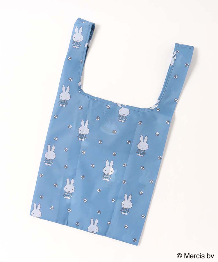 MIFFY BLUE FLOWERショッピングバッグS