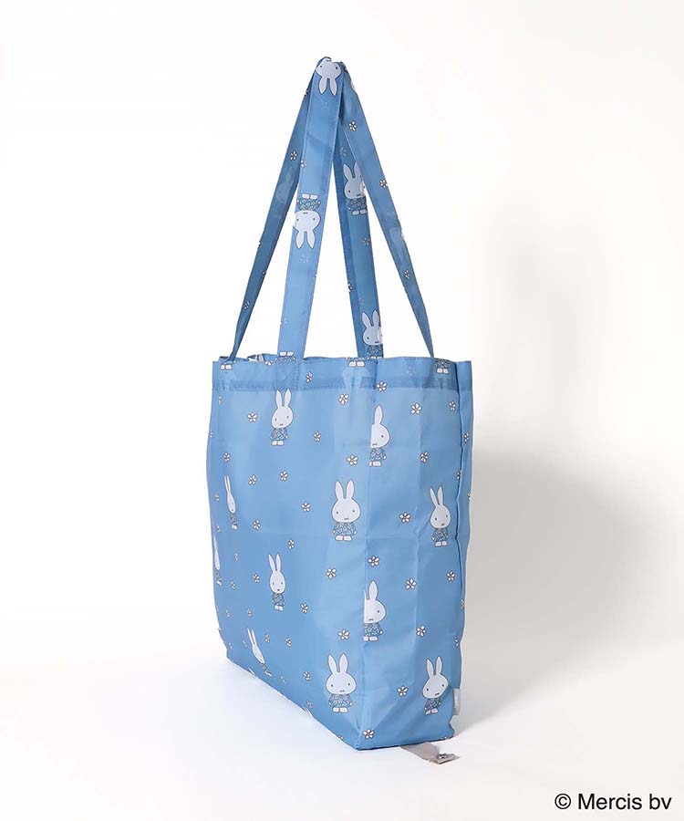 MIFFY BLUE FLOWERショッピングバッグM