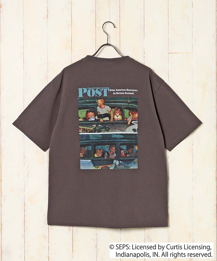 ノーマンロックウェルプリントクルーネックスウェット Name.（ネーム）の「ノーマンロックウェルプリントクルーネック