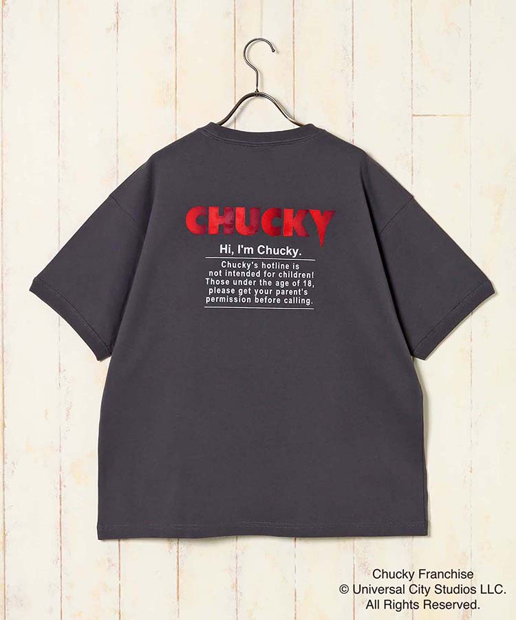 CHUCKYバンド風イラストTシャツ