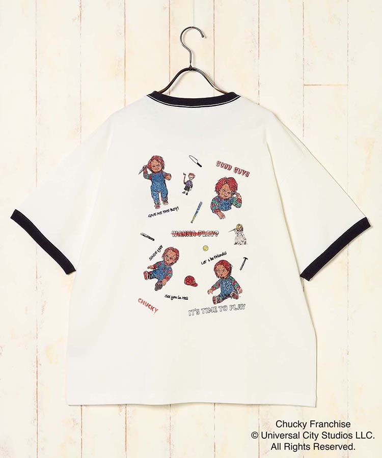 CHUCKYマルチイラストTシャツ