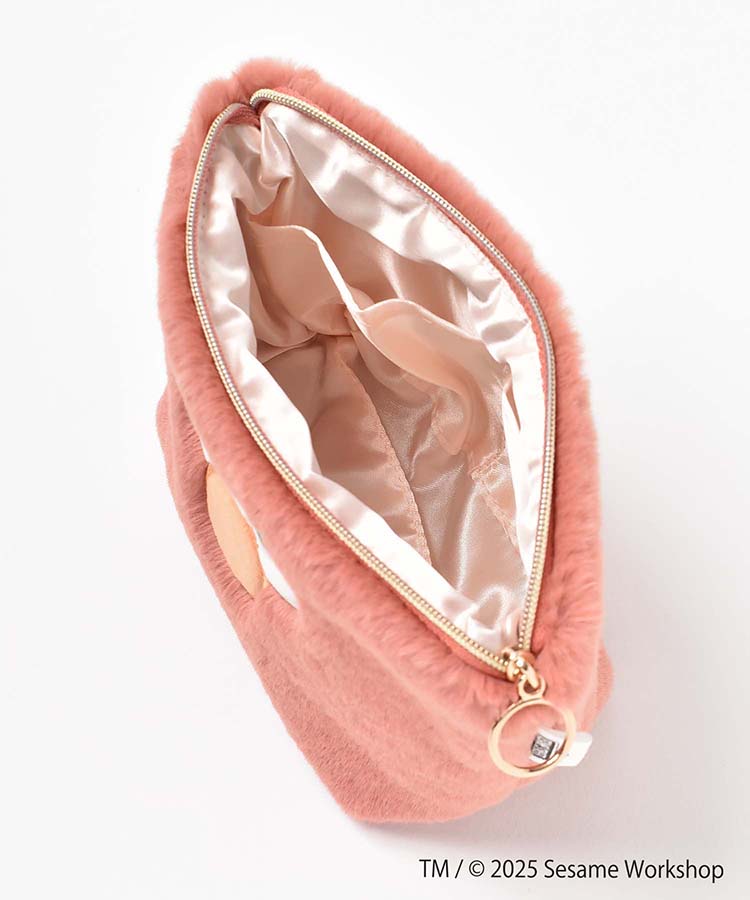 SESAME STREET FACE FUR台形ポーチ