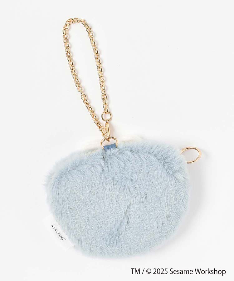 SESAME STREET FACE FURミニダイカットポーチ
