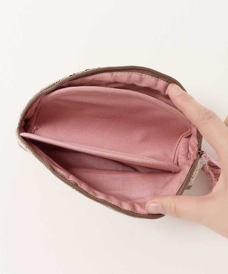 クラフトインディアネコマルチポーチ