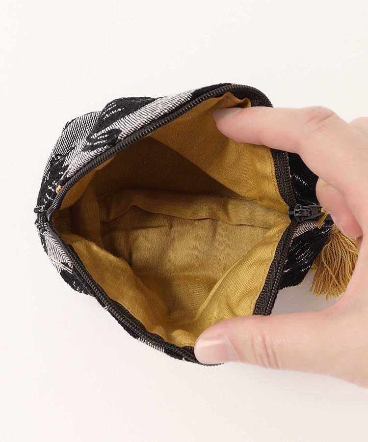 クラフトインディアネコミニポーチ