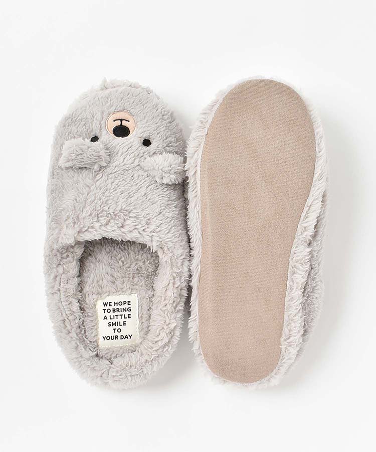 くまルームシューズ