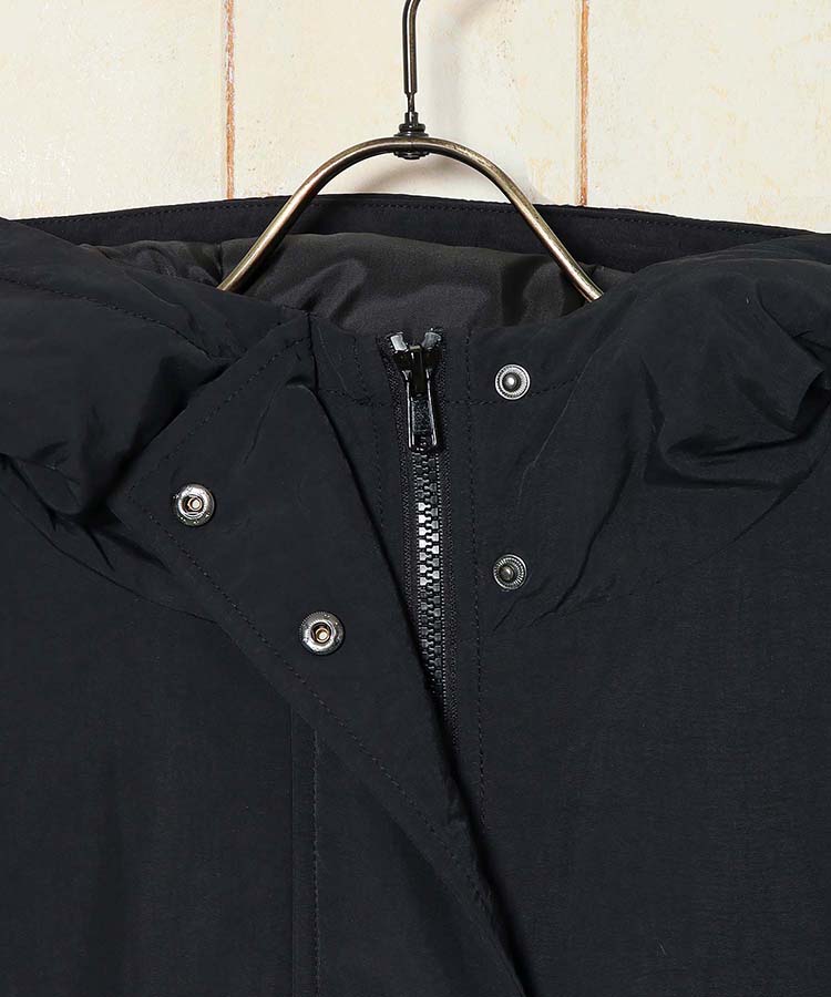 フード付きキルト中綿ブルゾン