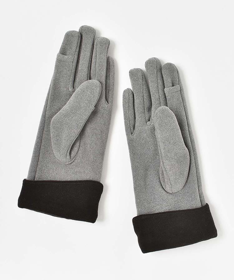 バイカラーボタングローブ