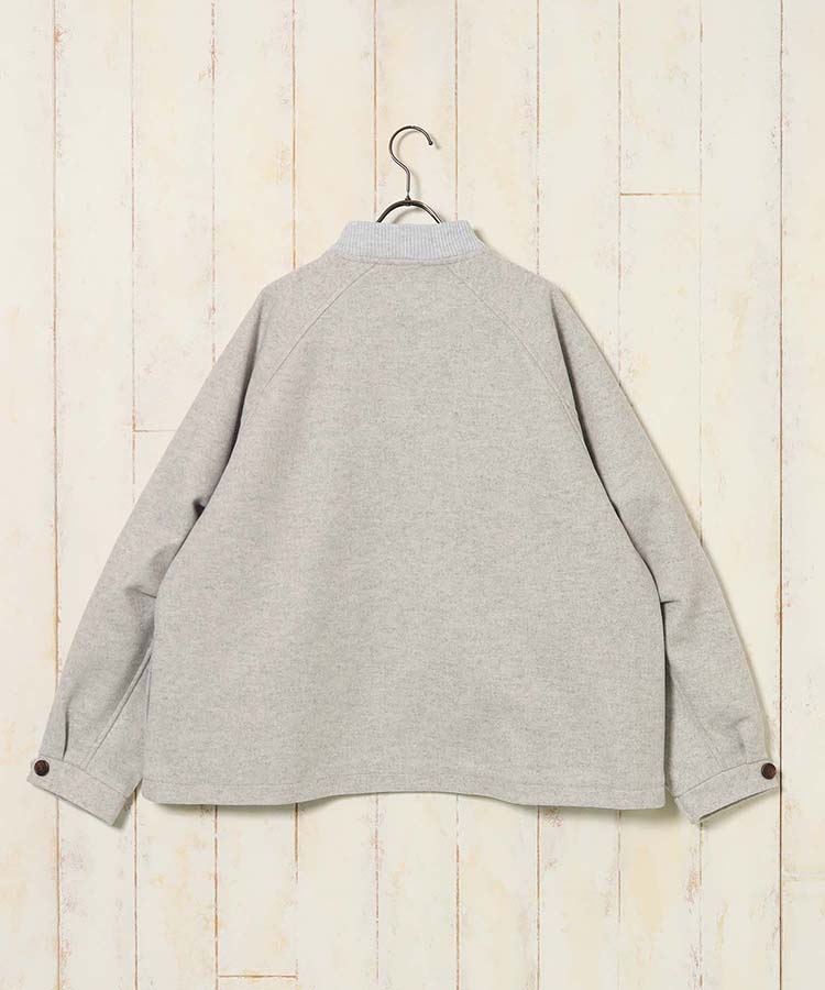 ウールライクブルゾン