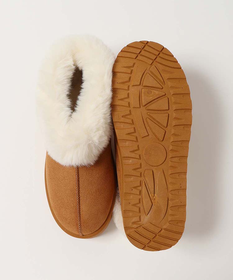 撥水厚底ムートンブーツ